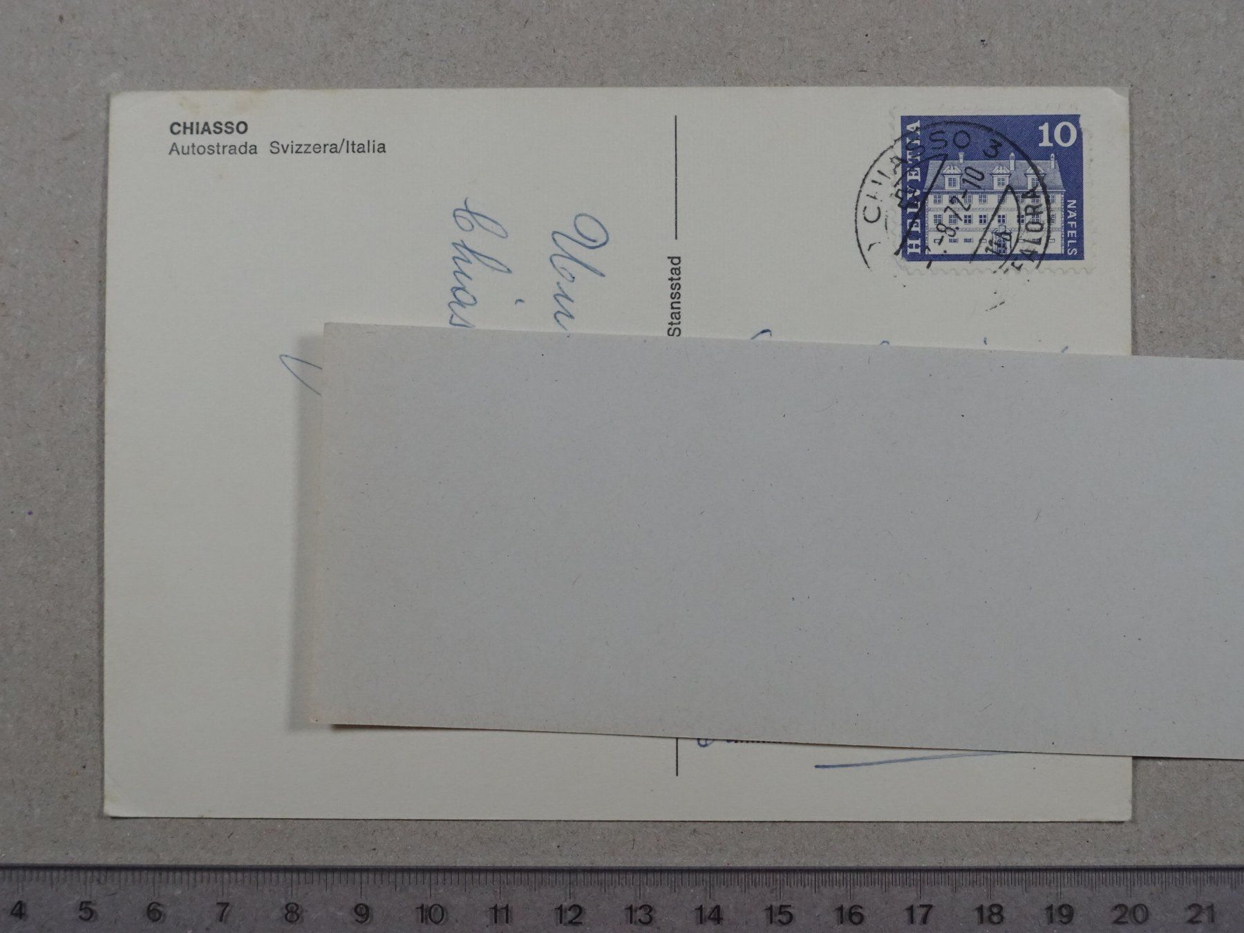 Cartes postales: Chiasso, Autostrada, 1972 – D'occasion à Lenzburg par fh1 1