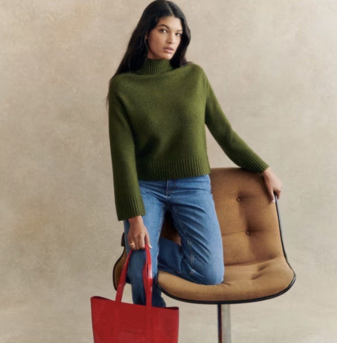 Sezane Maglioni & Felpe: Sézane Pullover Lauren Grün Gr. XXS – Usato da Uitikon Waldegg venduto da seleen28 2