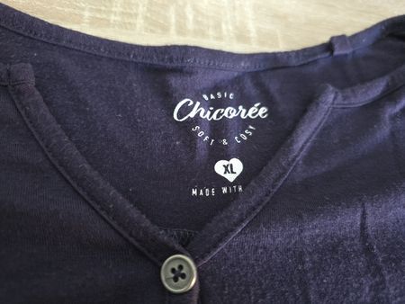 Damen Longsleeve Chocoreé Grösse XL dunkelblau neu