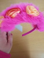 Haarreif mit Blumen Little Gems Fasnacht