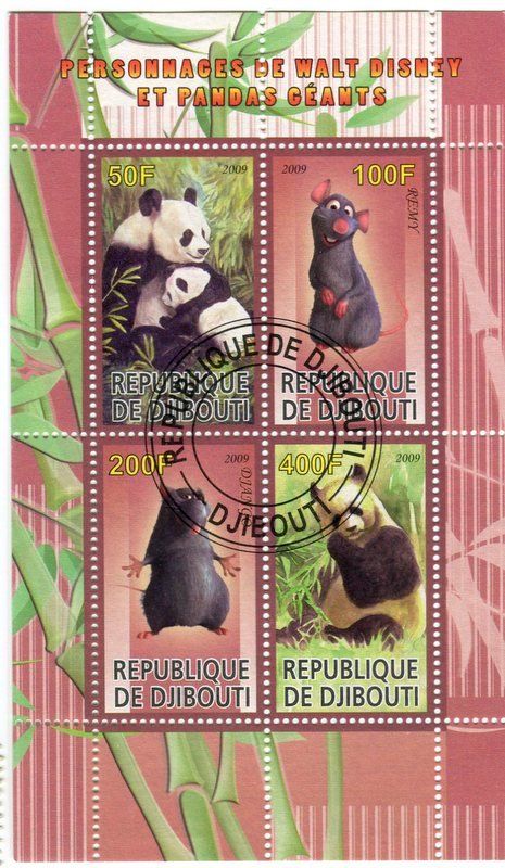 Alle Briefmarken: Block "Ratatouille ". Dschibuti. – Neu und originalverpackt aus Basel von Butsch5
