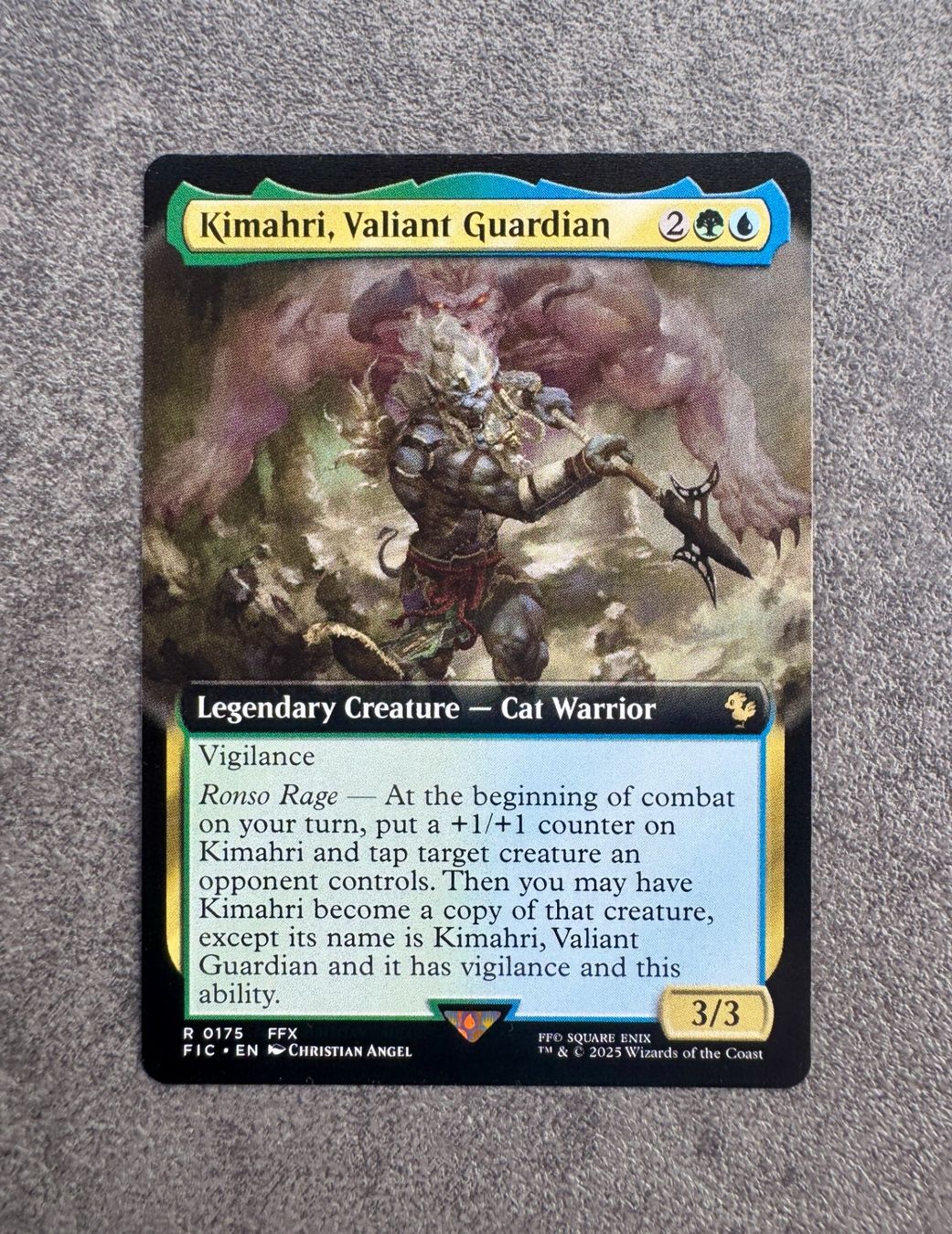 Extended Art Kimahri, Valiant Guardian FINAL FANTASY NM (Neuf (Voir  description))  Rechthalten pour CHF 6.7  avec livraison | Acheter sur  Ricardo
