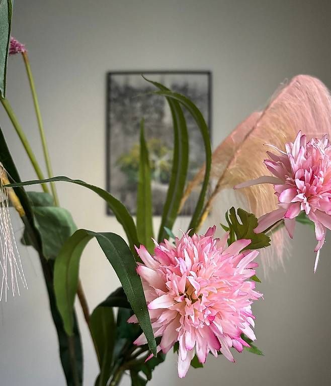 Tutte le decorazioni: Set Kunstblumen, Blumenstrauss mit Vase – Usato da Zürich venduto da Pisei90 2