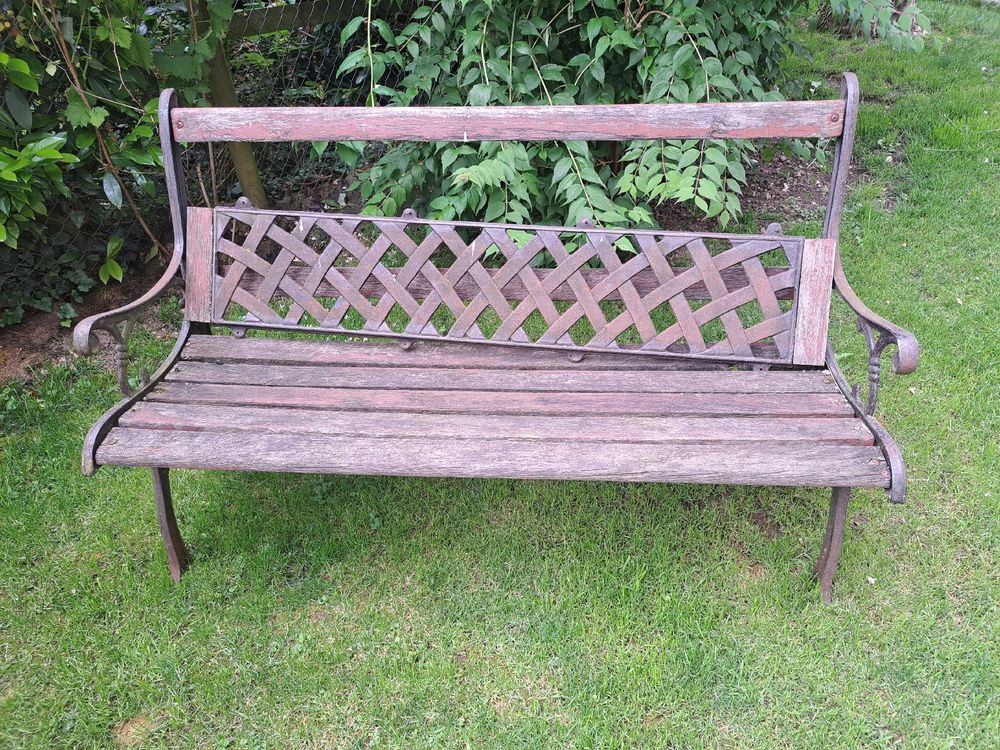 Gartenbank aus Gusseisen Kaufen auf Ricardo