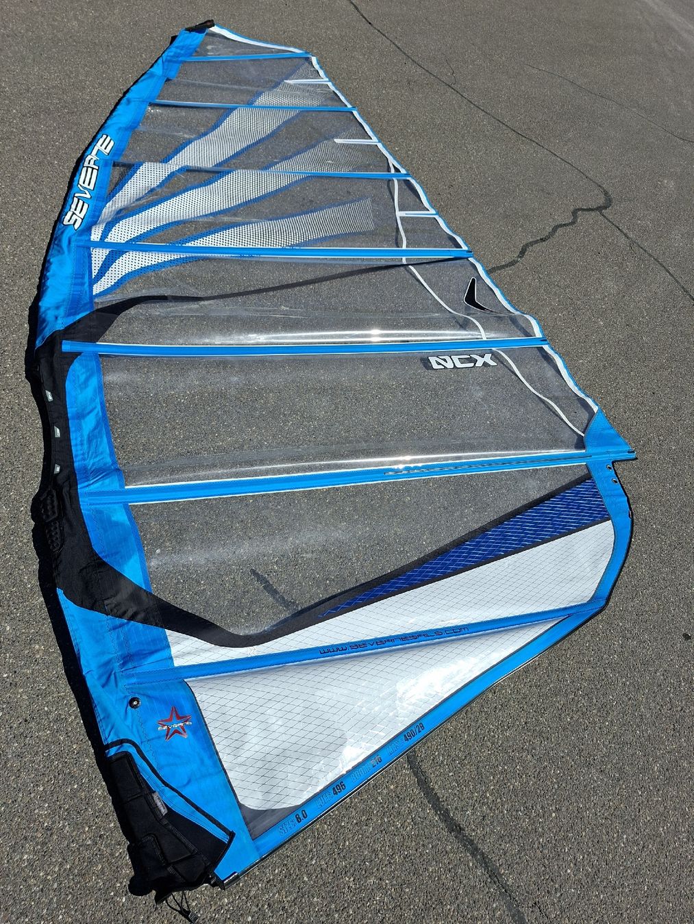 Surf: Severne Segel NCX 8.0m2 – D'occasion à Fällanden par Nmustang