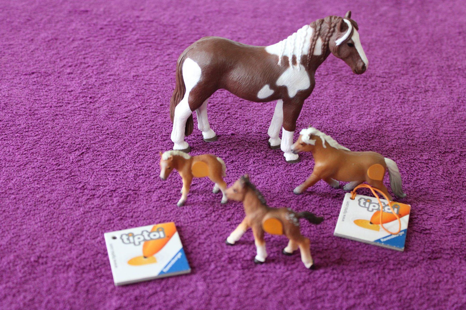 Tiptoi Spielzeuge: tiptoi Spielfiguren / Tier Set mit 4 Pferden – Gebraucht aus Müllheim Dorf von Seeeule01