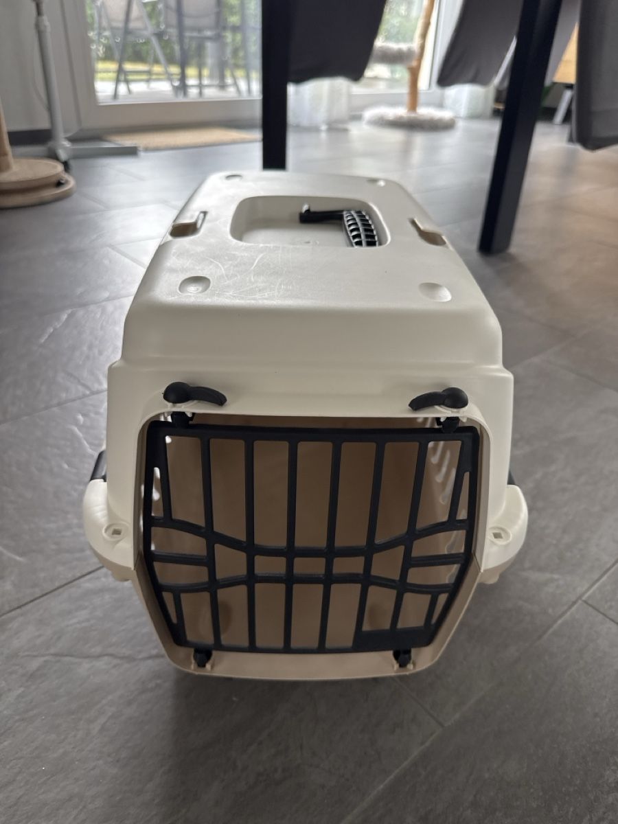 Gabbie, trasporto & Sicurezza: Transportbox weiss gebraucht – Nuovo (secondo la descrizione) da Lengnau BE venduto da skittles27 2