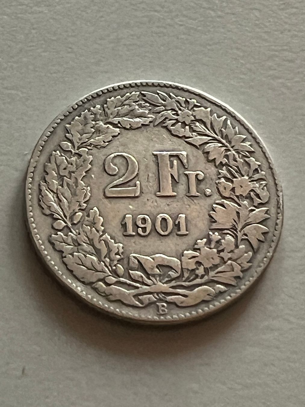 Toutes les monnaies: 2 Fr. 1901 – D'occasion à Schötz par Odpa