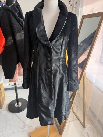 Armani Collezione Mantel, schwarz, Gr. 44 EU 38