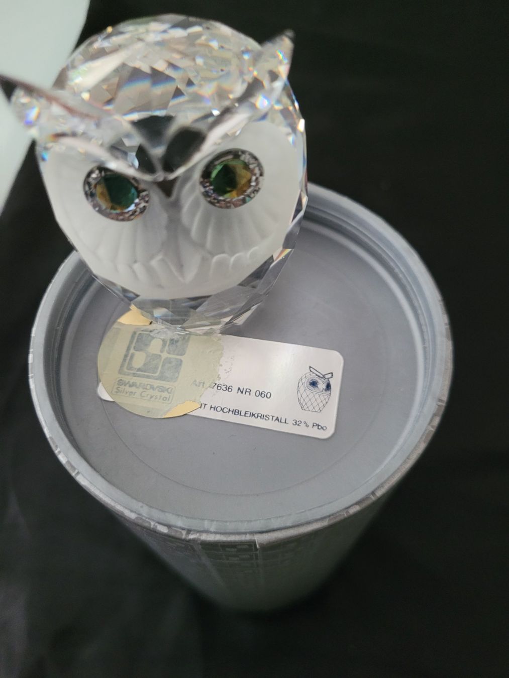 Swarovski Statuette: Swarovski grosse Eule 7636 /060 Vintage mit OVP – Usato da Wilen b. Wollerau venduto da Flitzi