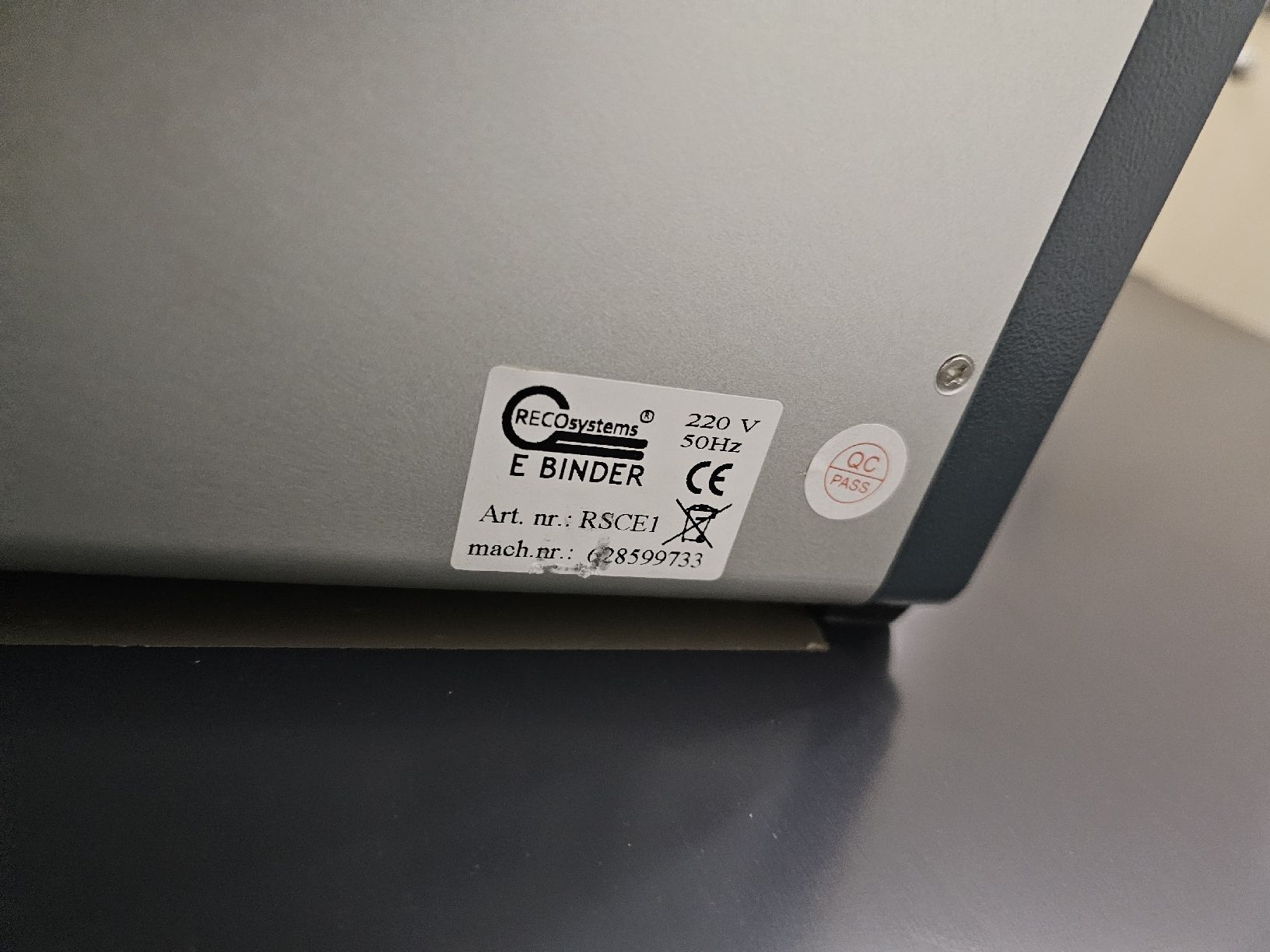 Macchine rilegatrici: RECOsystems CP2 3:1 Wire-O + E Binder Pro – Usato da Glion venduto da oui_s2pb 5