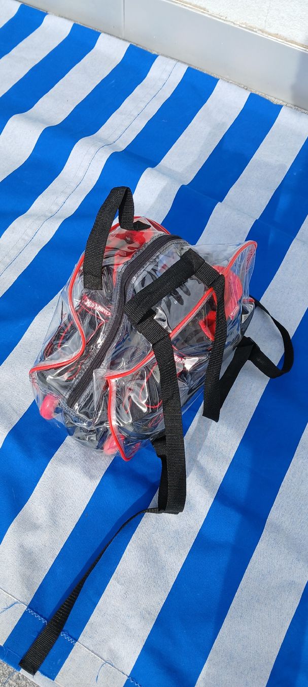 Pattini in linea & Pattini a rotelle: Inline Skates Set Grösse 34-37 mit Helm und Schutzausrüstung – Usato da Kölliken venduto da turimess 2