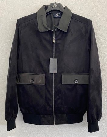 Herren Jacke in Wildleder-Optik, Grösse XL, neu