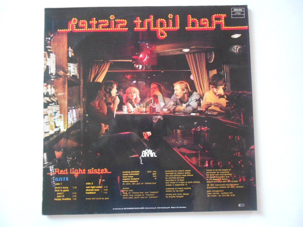 Schallplatten: GATE  -  RED LIGHT SISTER – Gebraucht aus Bex von Giorgiob 1