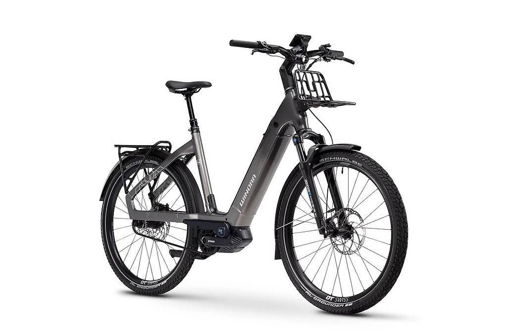 Winora Biciclette: Winora Sinus AS Low Grey 2026 – Nuovo e nell'imballaggio originale da Lausanne venduto da AB-Ebikes