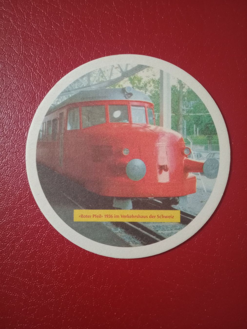 Sottobicchieri: Bierdeckel Bahn Roter Pfeil (BDR3) – Usato da Küttigen venduto da Melisch1000