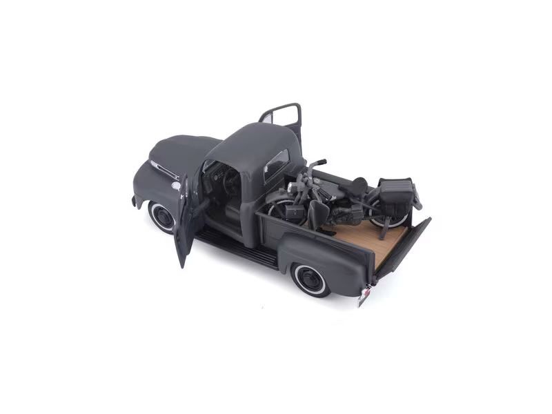 Ford Modellini d'auto: Harley Davidson 1948 Ford F-1 Pickup, 1:24 – Nuovo e nell'imballaggio originale da Basel venduto da Zomeg 4