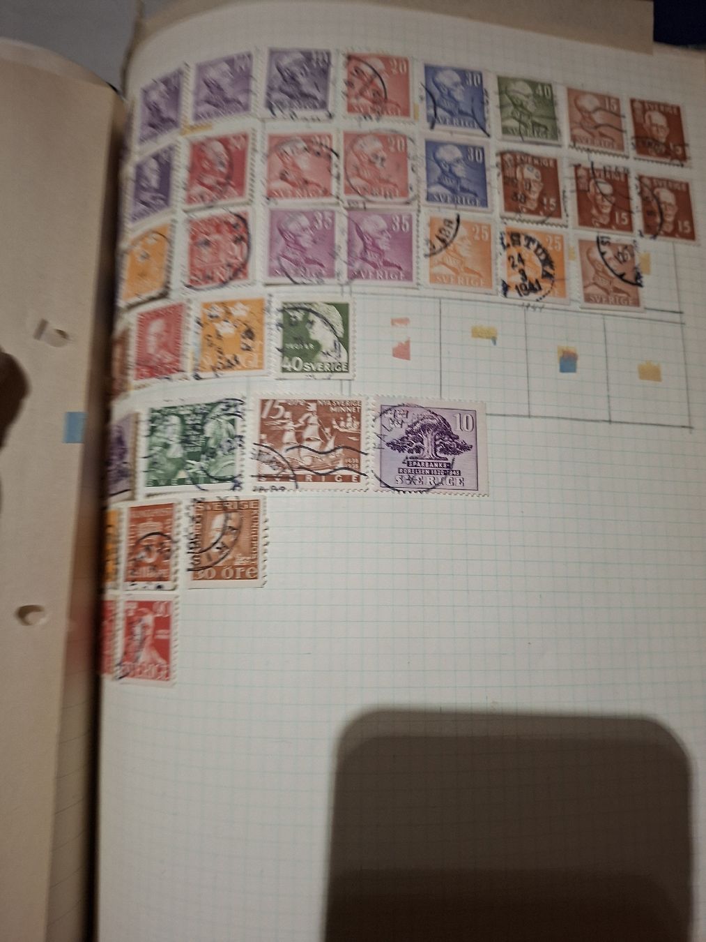 Alle Briefmarken: Album mit diversen Briefmarken / Kabe  – Gebraucht aus Balgach von SIMEON27 8