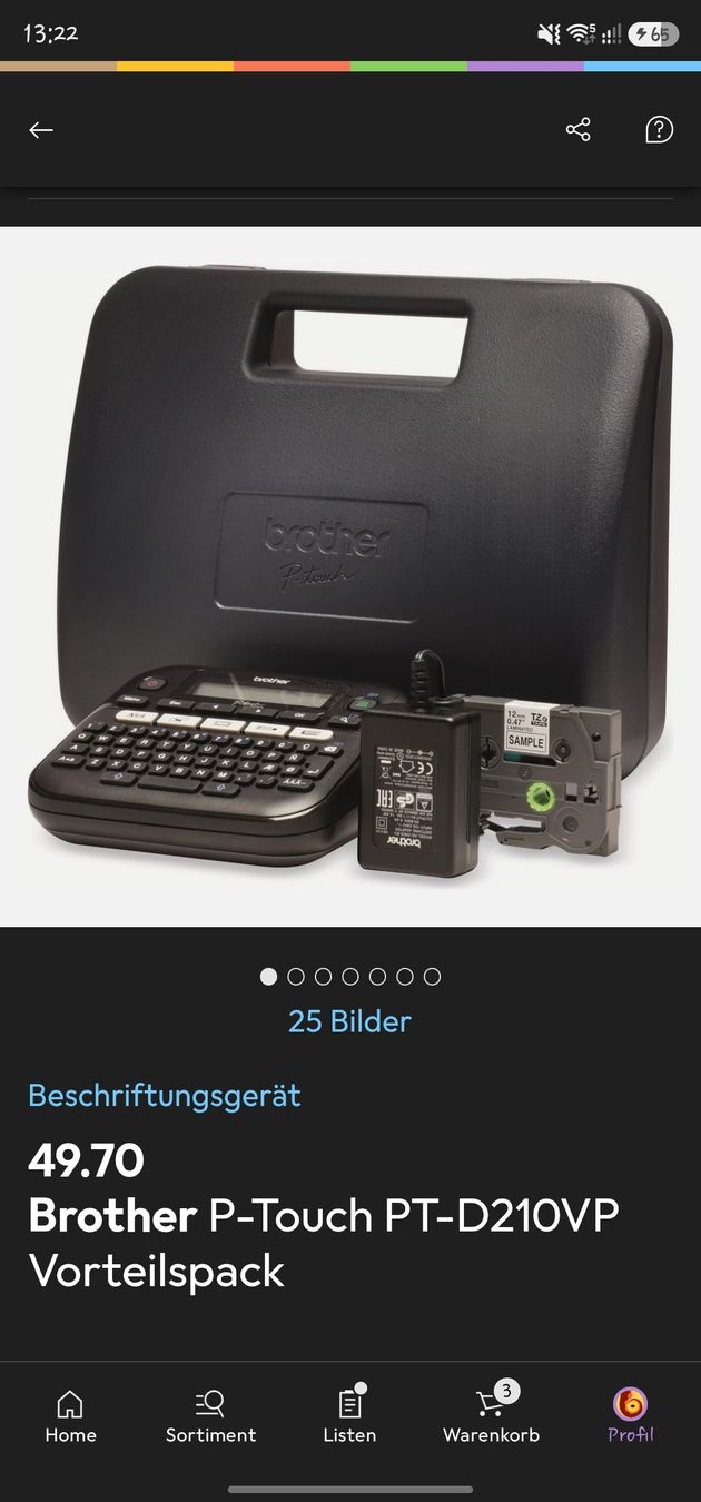 Brother Imprimantes: Brother P-Touch PT-D210VP – D'occasion à Rubigen par Dosii 2