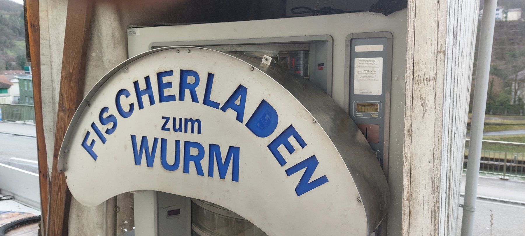 Insegne: Werbeschild aus Edelstahl – Usato da Brislach venduto da ericCH
