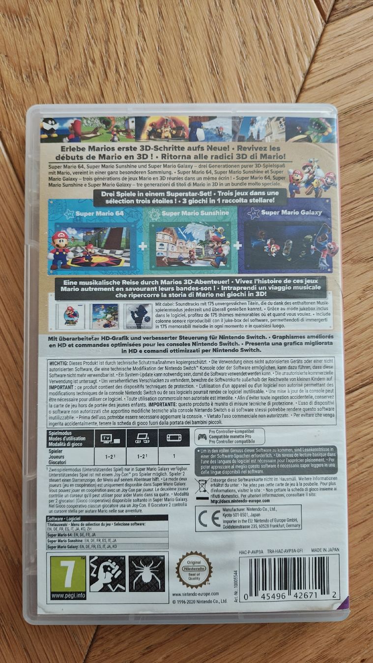 Nintendo Spiele: Super Mario 3D All-Stars Nintendo Switch – Gebraucht aus Montagnola von mattbert86 1