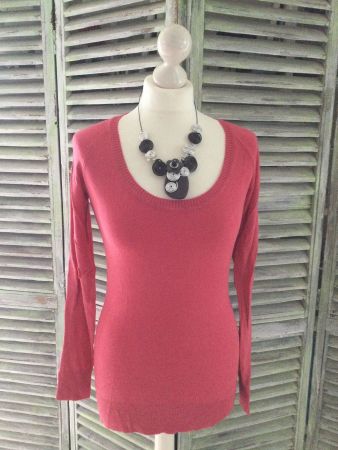 Pull corail marque CHICOREE, taille M, NEUF