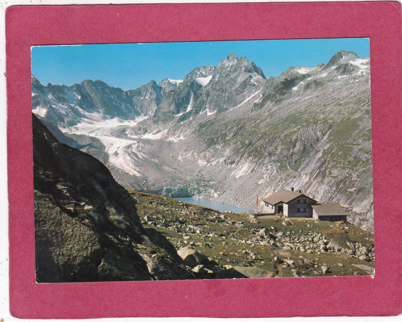 Ansichtskarten: Albigna Hütte  Albigna Gletscher 1968 – Gebraucht aus Herisau von Lisegrat2008