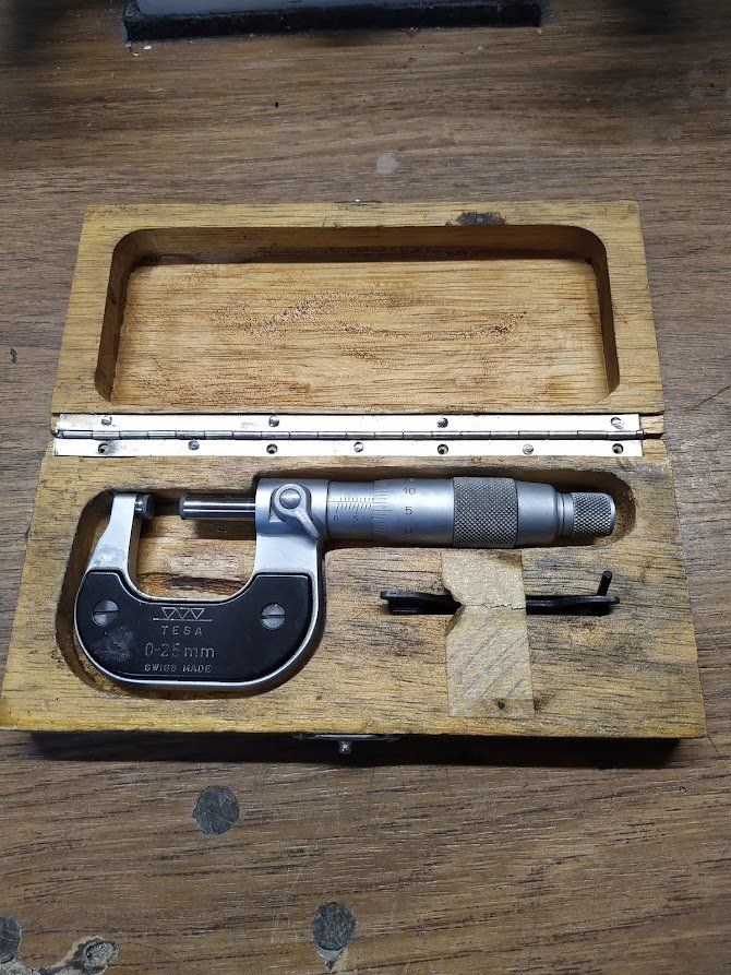 Tesa Misurare: Aussen Micrometer Tesa 0-25mm – Usato da Walkringen venduto da petro06