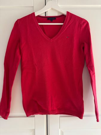Damen Pullover Tommy Hilfiger rot Grösse XS