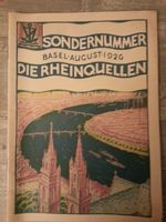 Original - Zeitschrift "Die Rheinquellen Basel" von 1926