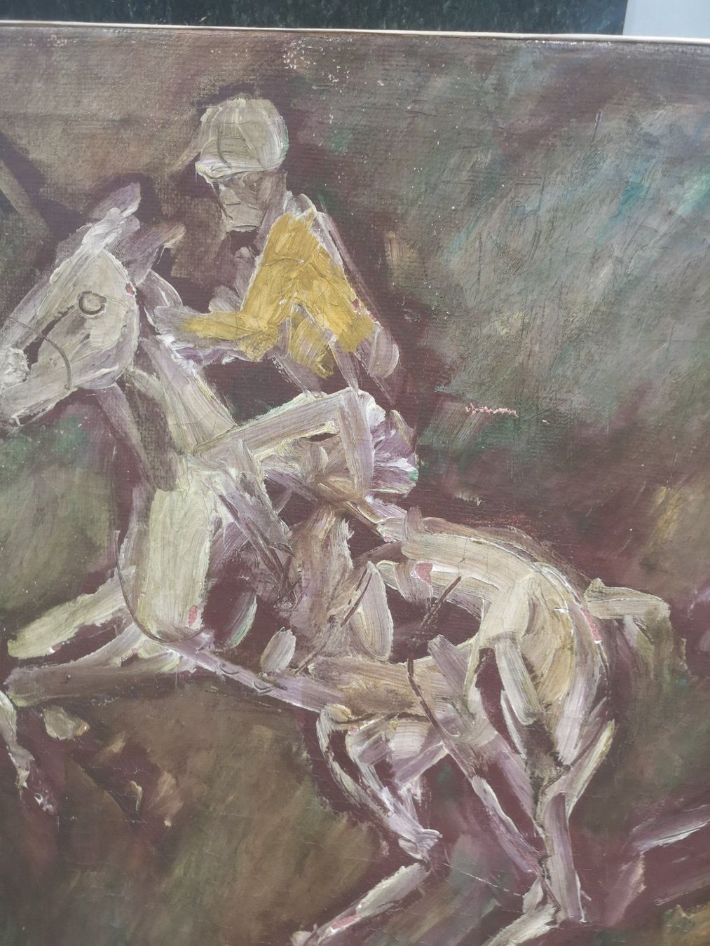 Dipinti: GRANDE HUILE SUR TOILE SIGNÉE – Usato da Genève venduto da Qanil77 1