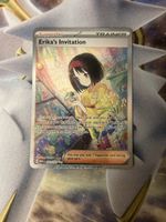 Pokemon Karte Erika's Invitation Trainer 203/165 neu