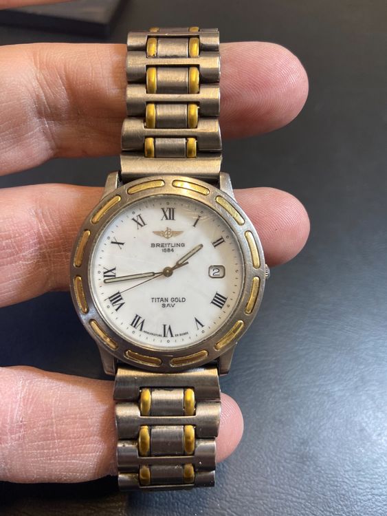 Breitling titan 2024 gold sav