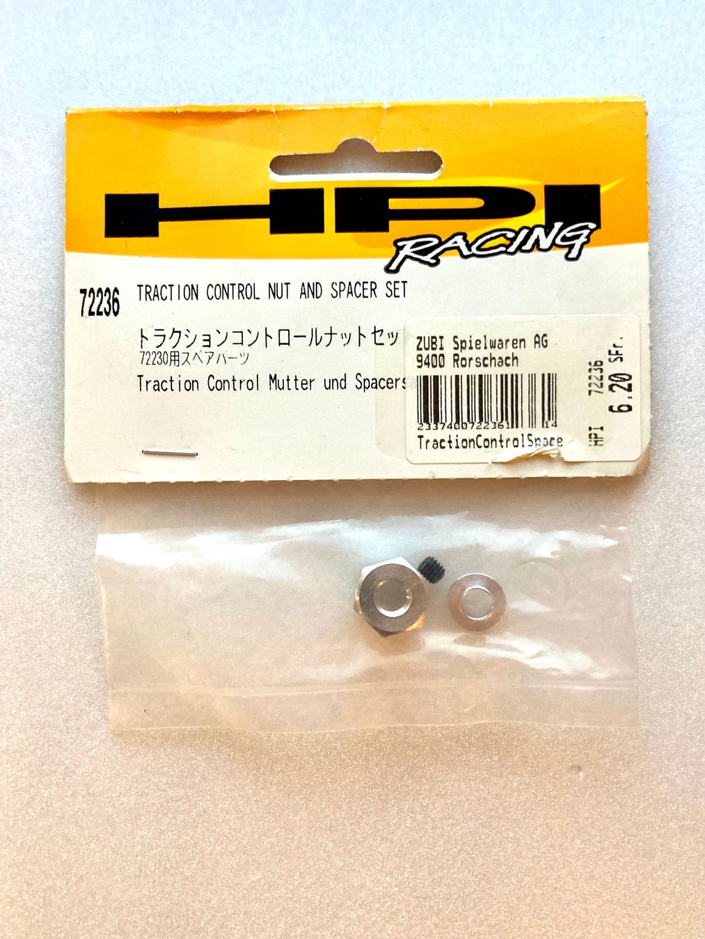 HPI Modellismo RC: Pièces détachées Hpi 72236 ecrou slipper – Nuovo e nell'imballaggio originale da Lausanne venduto da Techobby