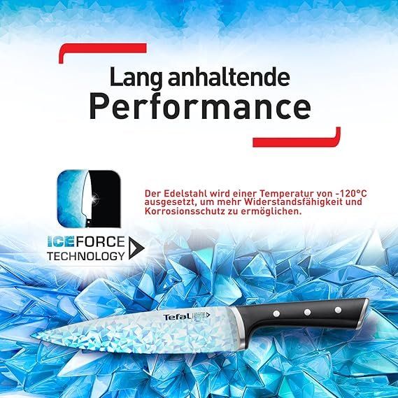 Coltelli da cucina: Tefal Ice Force  Santoku Messer | 18cm – Nuovo e nell'imballaggio originale da Oberentfelden venduto da abz_l7vm 2