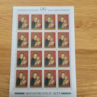 Kleinbogen Liechtenstein 1973
