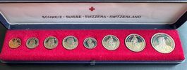 Münzset Schweiz 1978 8-teilig im Etui!