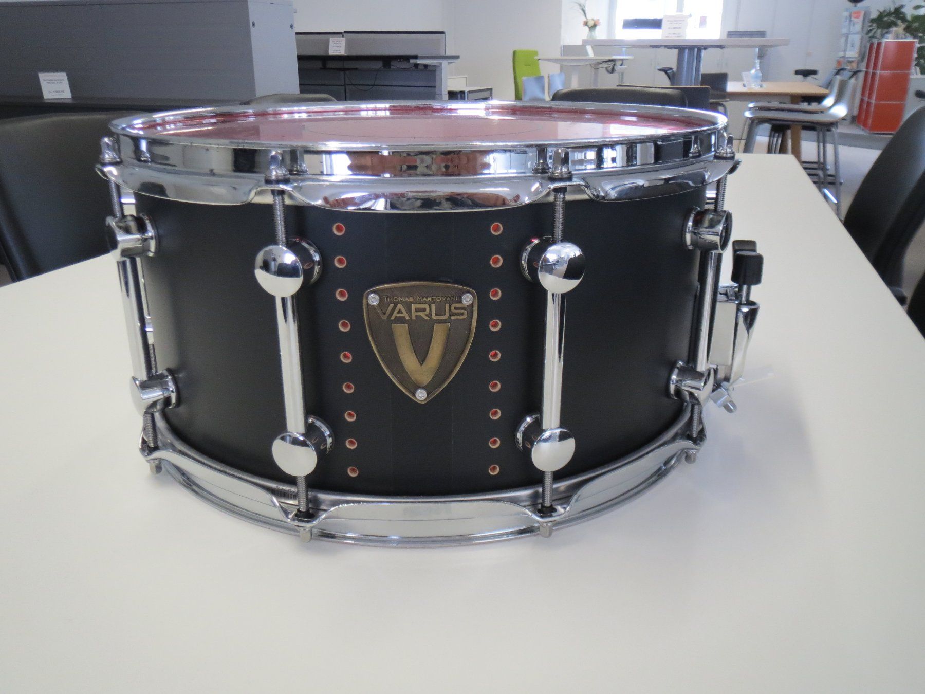 Musikinstrumente: Varus Morpheus Snare 14 x 6.5 " neuwertig – Gebraucht aus Hüttwilen von Andmithand