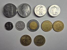 Lot de 19 pièces Italie (1953–1993)