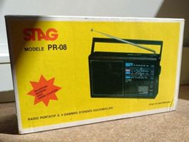 Stag Radio PR-08, Vintage Kofferradio, Sammlerstück!
