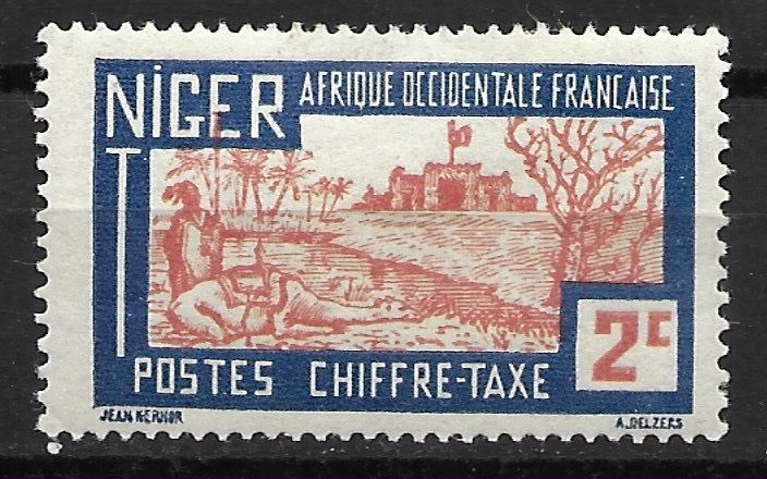 Tutti i francobolli: Niger 1927: Fort Zinder – Usato da Zürich venduto da Rainstamps