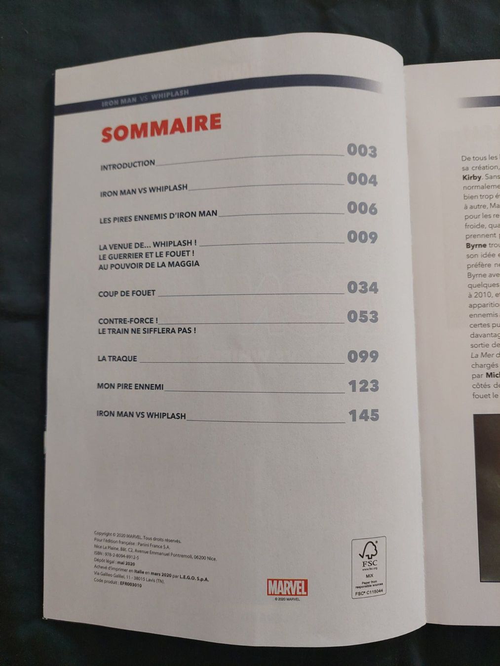Fumetti: Marvel / Iron Man VS Whiplash EO 2020 TBE – Usato da Genève venduto da Blu_BD 2