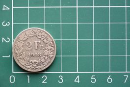 835er silber 2 franken 1908