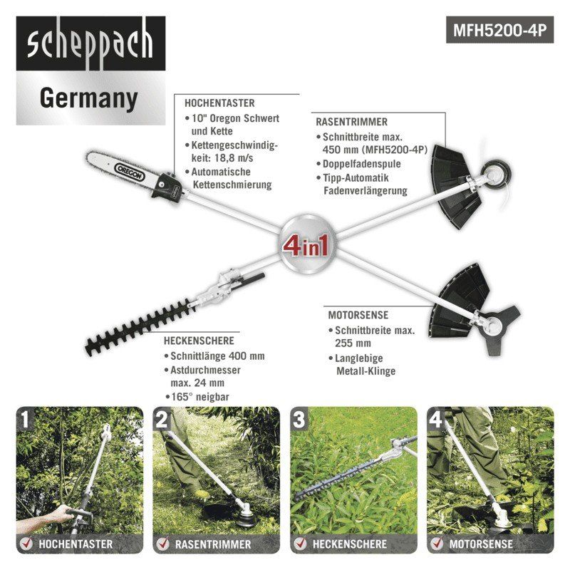 Scheppach Tutte le macchine: Scheppach Multifunktionsgerät MFH5200-4P – Nuovo e nell'imballaggio originale da Bottighofen venduto da zaap 1