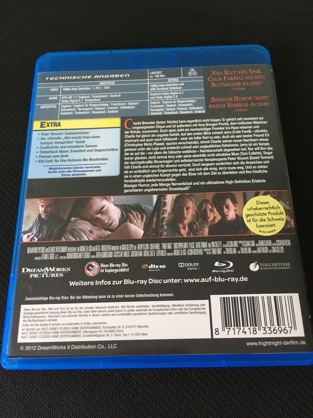 Tutti i DVDs: Fright Night [Blu-ray] – Usato da St.Gallen venduto da MedienJoe 1