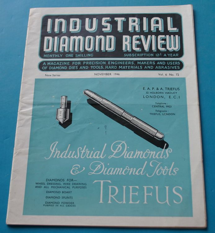 INDUSTRIAL DIAMOND REVIEW Kaufen auf Ricardo