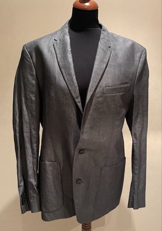 Sisley Sakko/Jacke, Grau, Herren, Grösse 54
