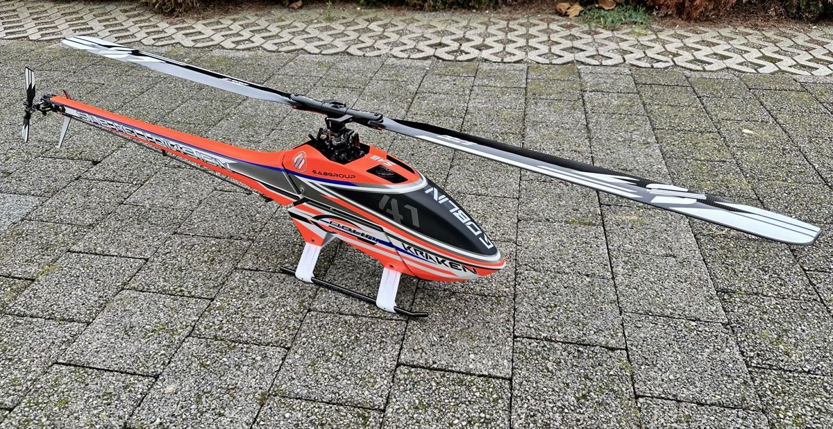 SAB Modellismo RC: SAB Goblin Kraken S 700 orange – Usato da Schöftland venduto da Romast 1