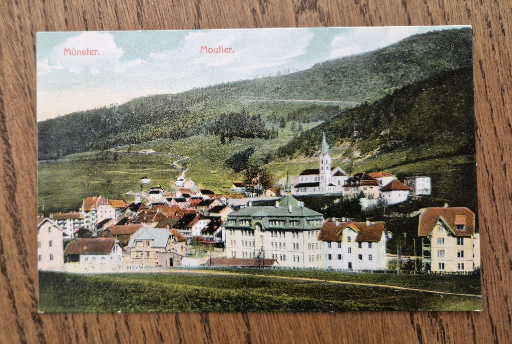 Cartes postales: Moutier - Münster – D'occasion à Ebikon par Donar50