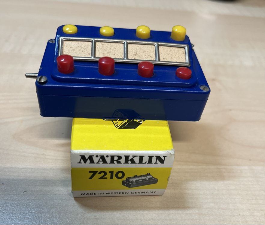 Pupitre De Commande Märklin 7210 Pour Réseau HO – Tableau De Contrôle Pour Trains Miniatures – Occasion